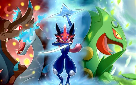 greninja bond evolution wallpaper|Awesome Pokémon Greninja Wallpapers .